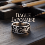 bague japonaise motifs traditionnels zen
