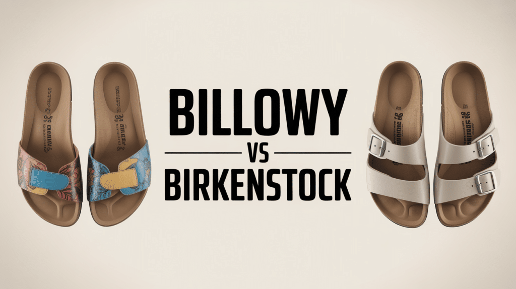 billowy vs birkenstock deux paires de sandales comparées