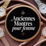 collection ancienne montre omega pour femme élégante en présentation