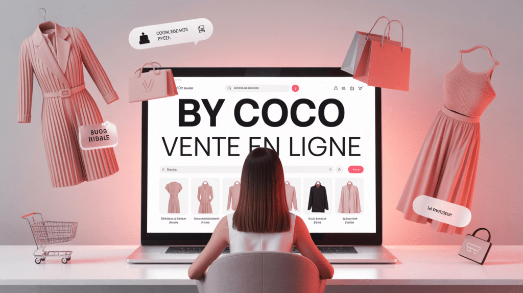 by coco vente en ligne e-commerce femme stylisee