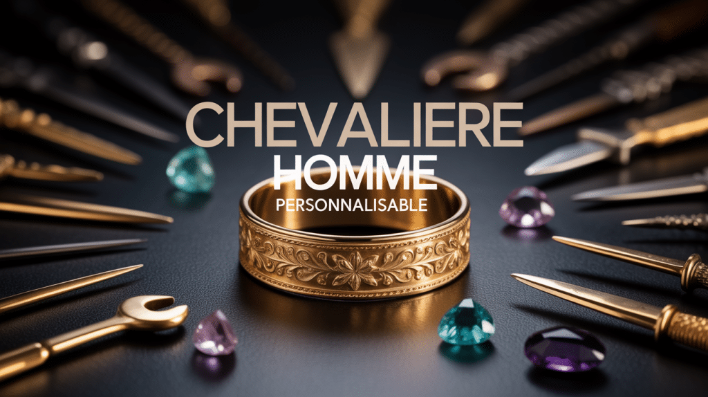 chevalière homme personnalisable élégante or gravée