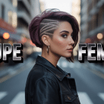 Coupe rock femme vue de dos style urbain