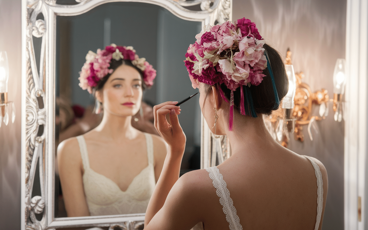 déguisement fée sexy femme maquillage coiffure boudoir