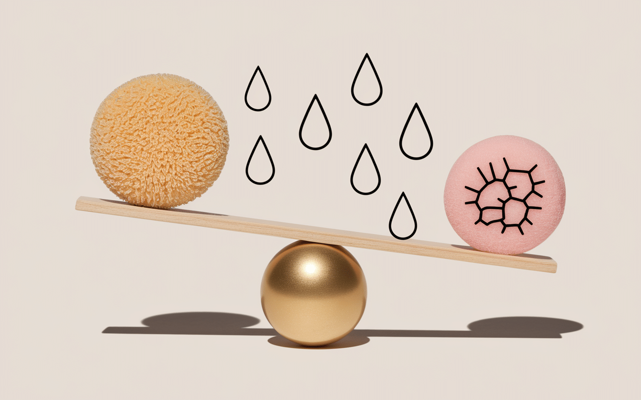 Éponge konjac avis dermatologue balance avantages et risques