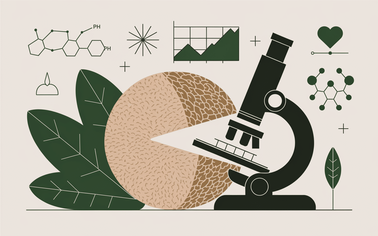 Éponge konjac avis dermatologue vue structure fibreuse