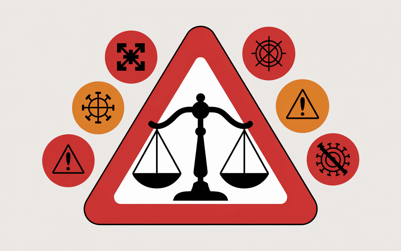 kleaner précautions et légalité panneau avertissement