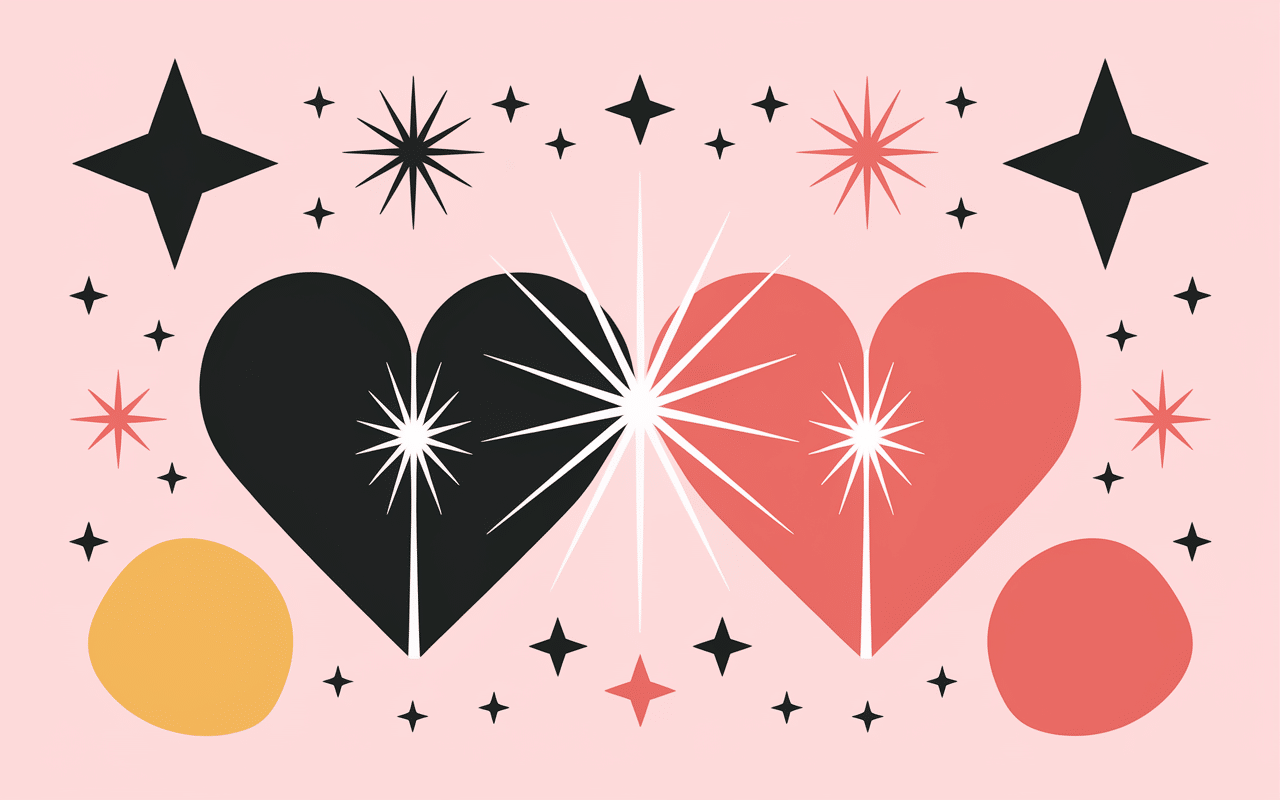 love spark cœurs connectés émotion couple