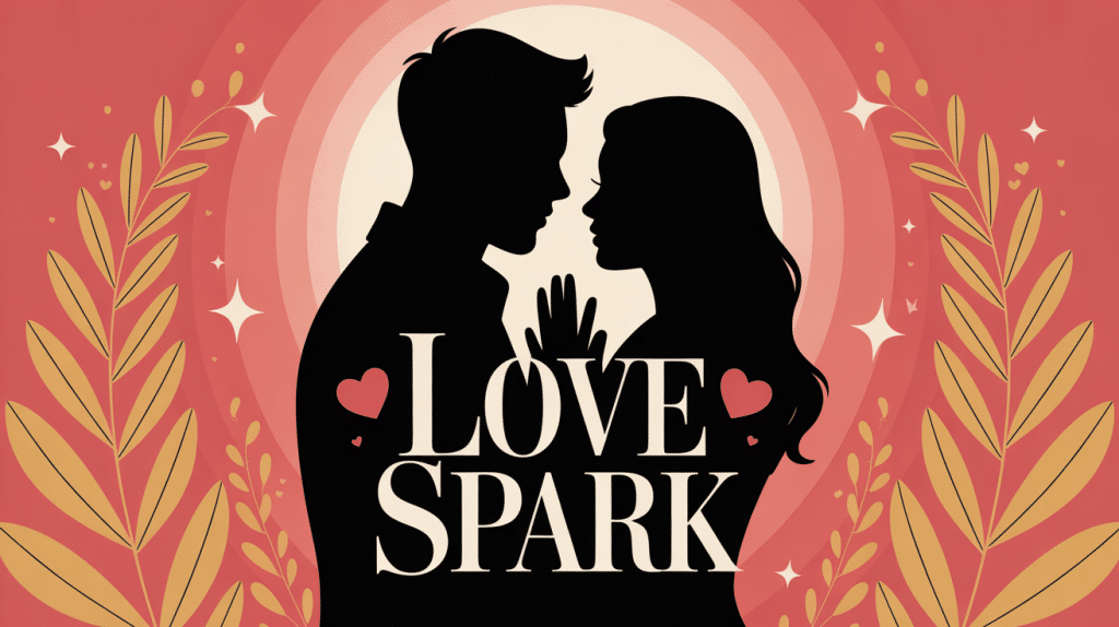 love spark deux silhouettes romance dorée