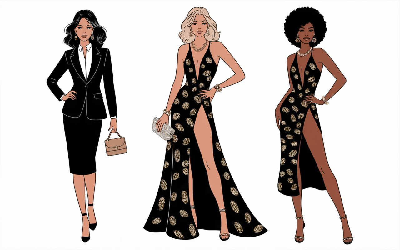 ma boheme robe noire bureau soiree decontracte