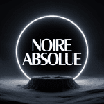 noire absolue surface ultra-noire halo lumineux
