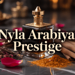 nyla arabiyat prestige parfum flacon luxe sur marbre