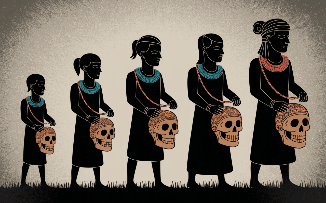 Origines bague tete de mort bijoux cultures