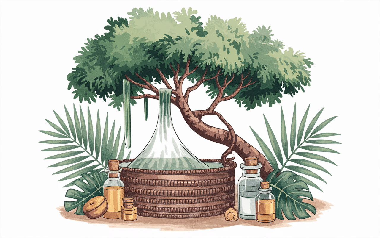 Arbre agar résine pour oudh perfume