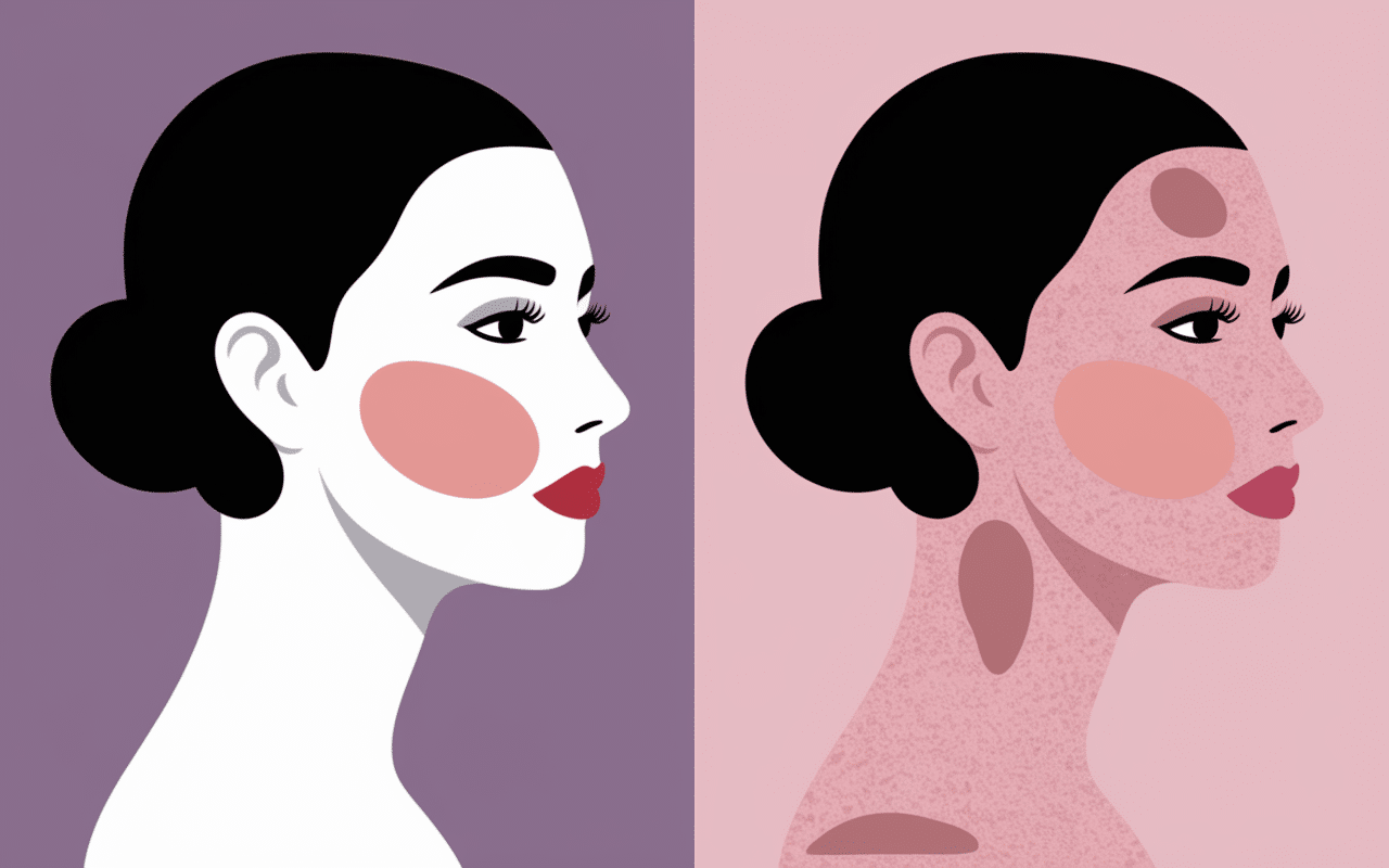 radiofréquence visage avant après comparaison zones améliorées