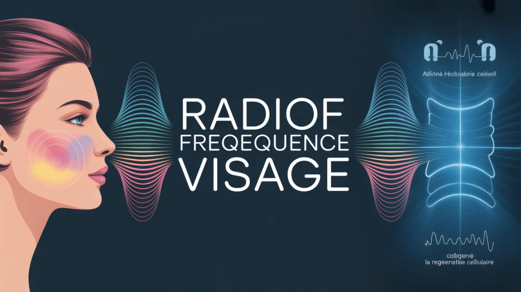 radiofréquence visage avant après profil féminin ondes collagène