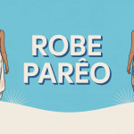 robe pareo femme motifs floraux plage sable blanc