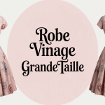 robe vintage grande taille 1950s avec accessoires