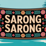 sarong sarong tissu motifs fleurs tropicales