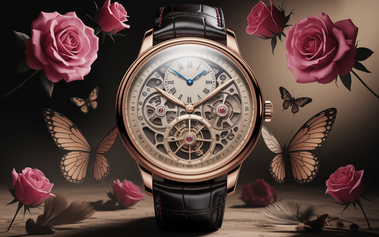 Tatouages horloge gousset vintage et éléments mystiques