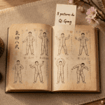 Les 8 postures du Qi Gong sur table zen