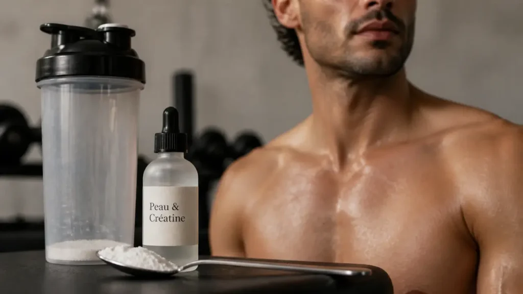 Créatine et peau : acné, hydratation, fermeté, et la dose à respecter