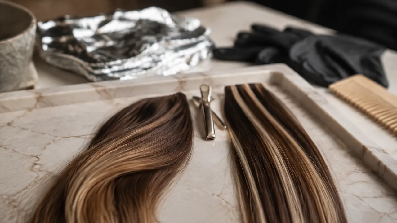 Différence balayage et mèches : reflets fondus ou contraste marqué sur cheveux