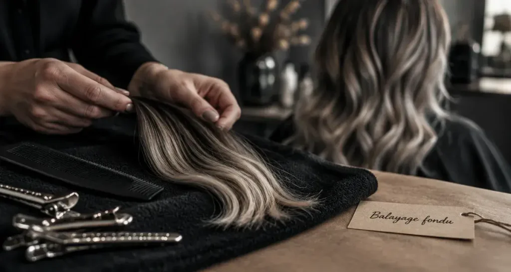 Quel balayage sur cheveux blancs pour illuminer sans effet casque ?