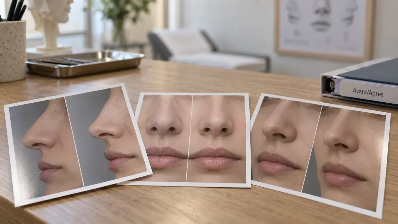 Rhinoplastie avant et apres : photos avant/après fiables